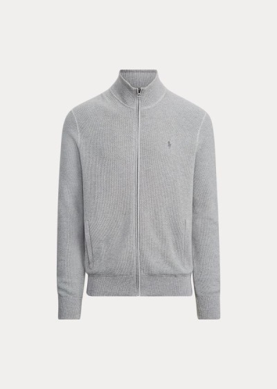 Polo Ralph Lauren Cotton Full-Zip Striktrøje Herre Danmark (SGQAW5803)